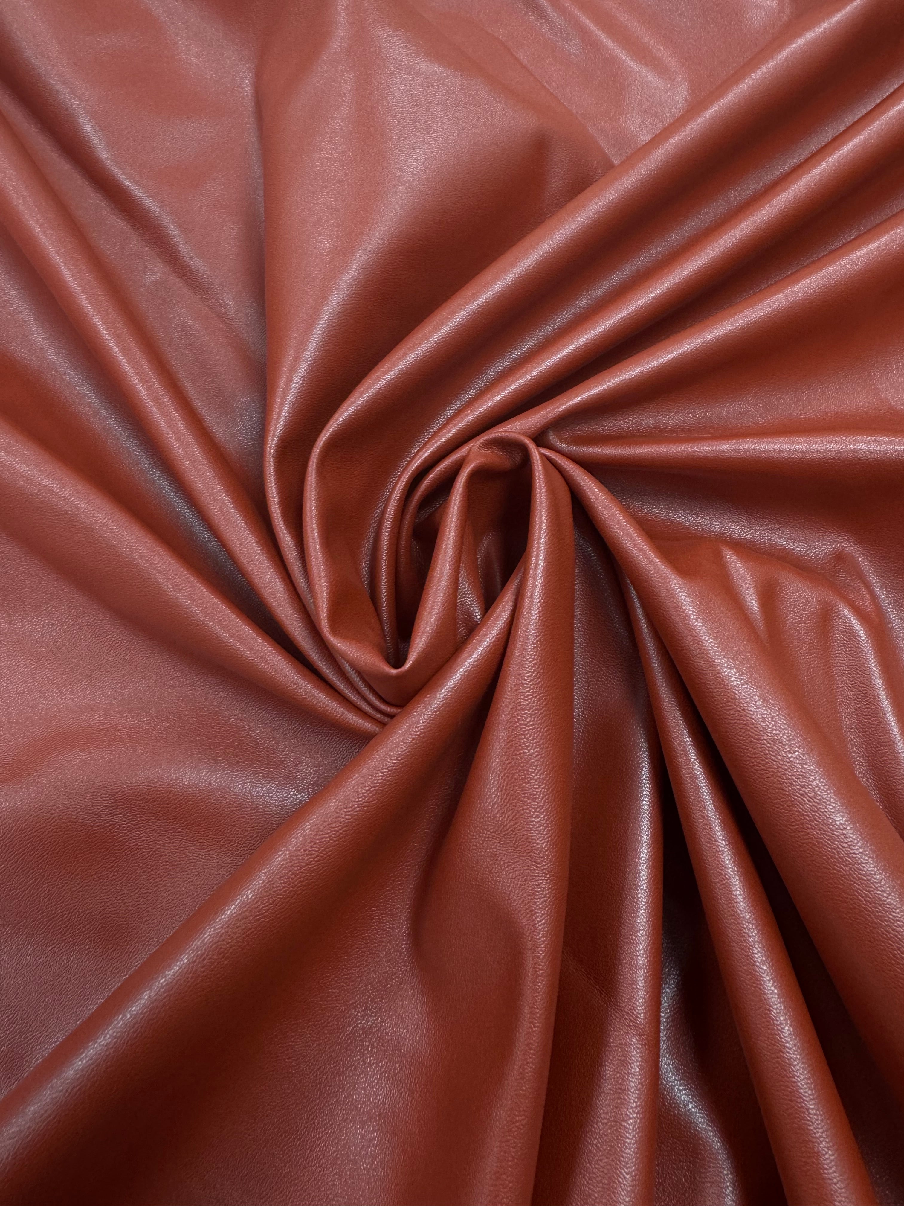 Imitatie de Piele - Caramiziu Inchis
