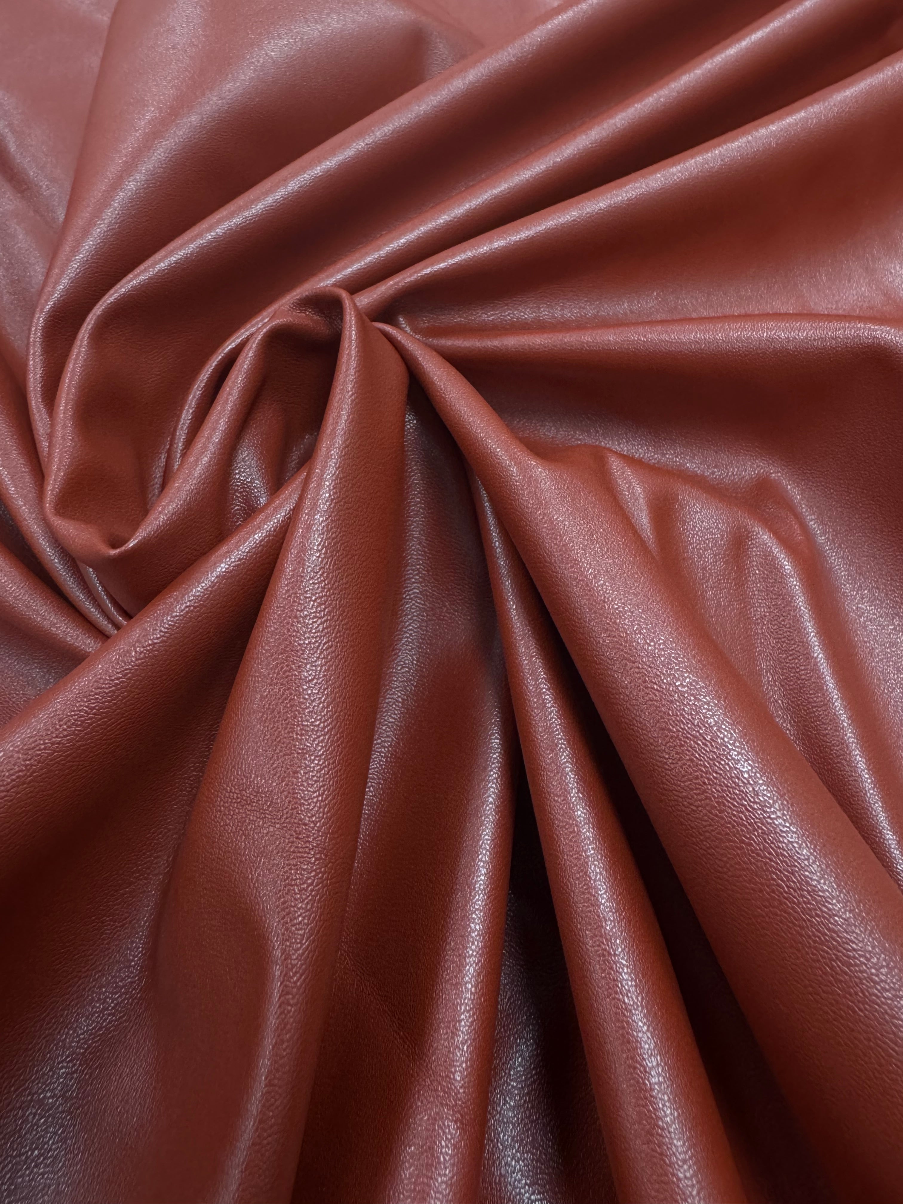 Imitatie de Piele - Caramiziu Inchis