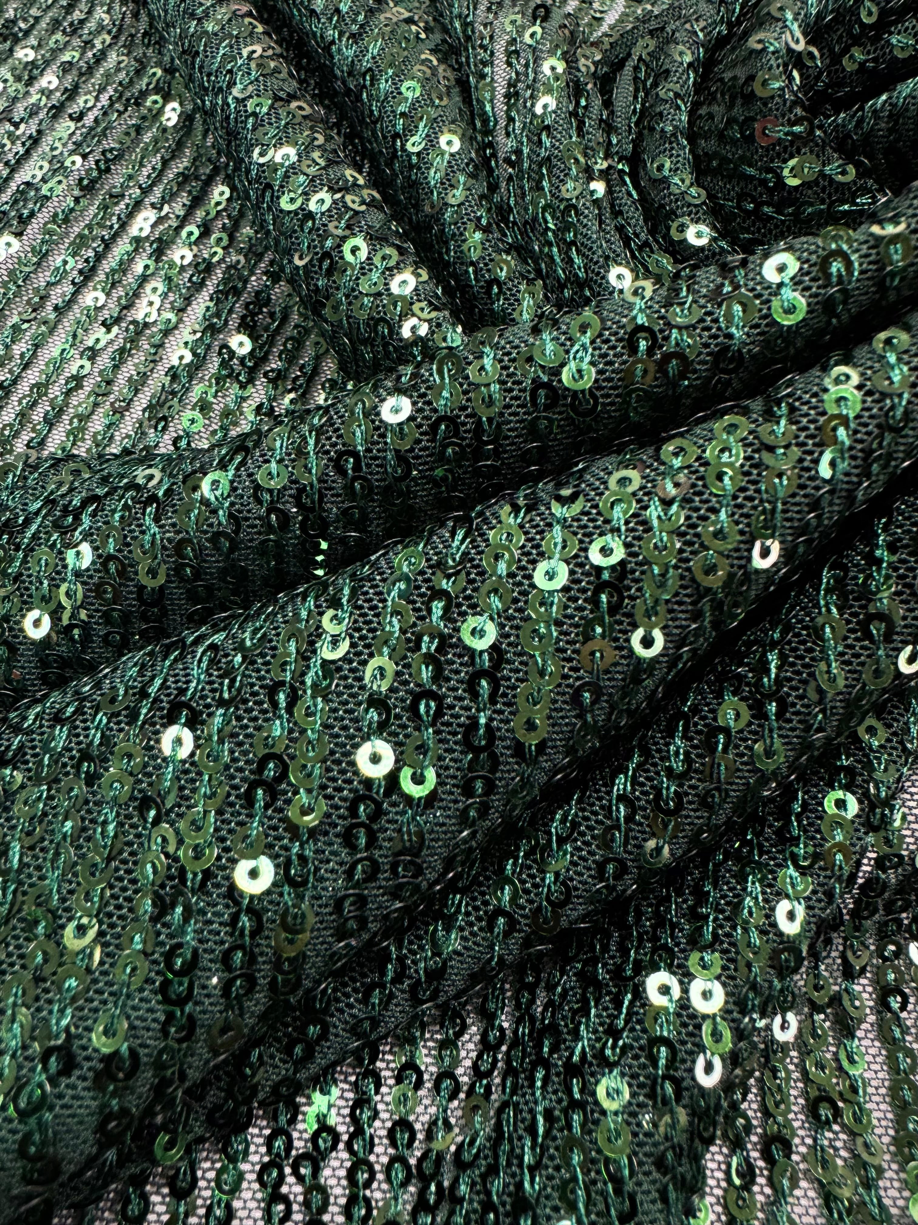 Paiete pe tull elastic, Verde Smarald