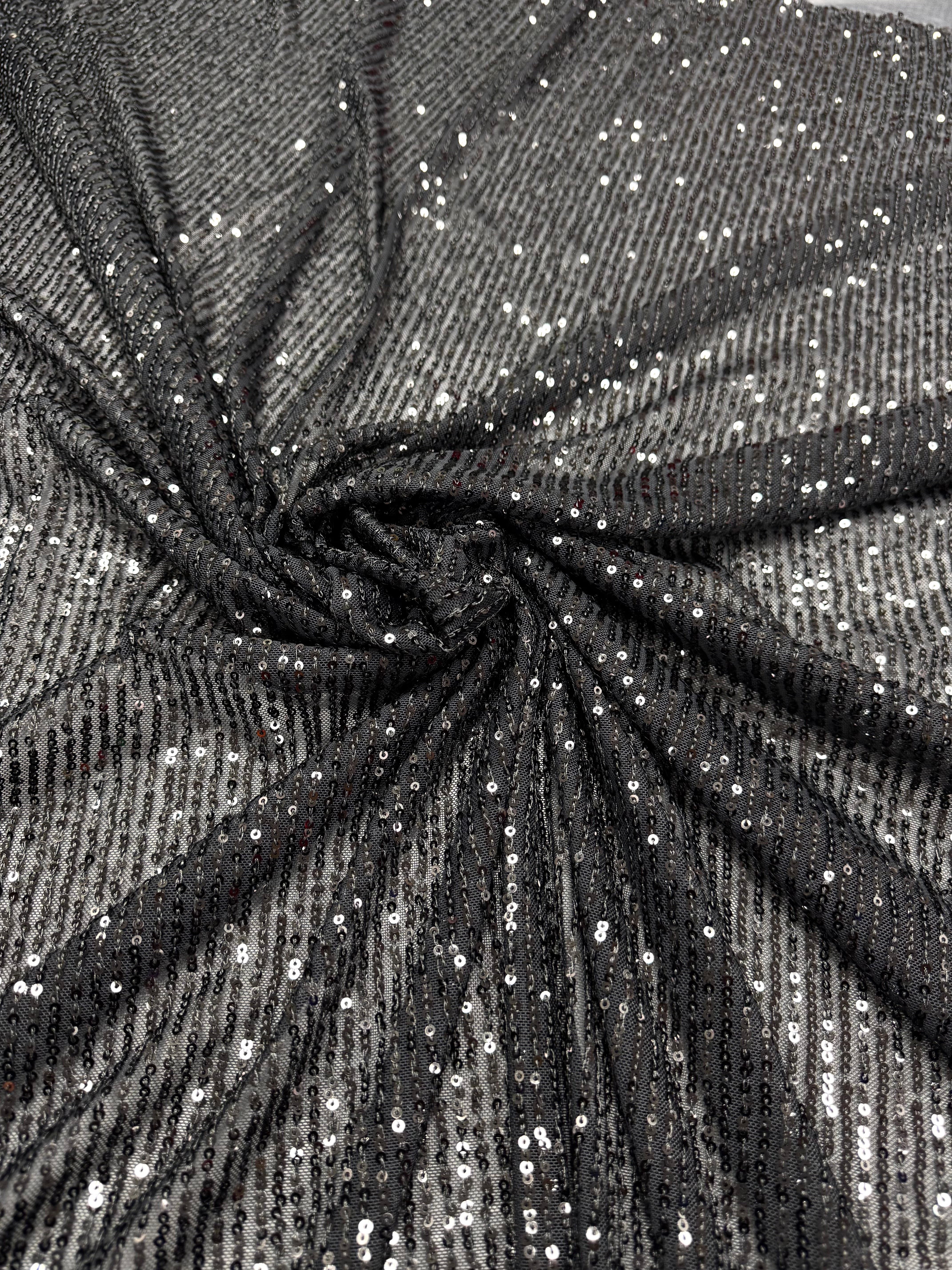 Paiete pe tull elastic, Gri inchis