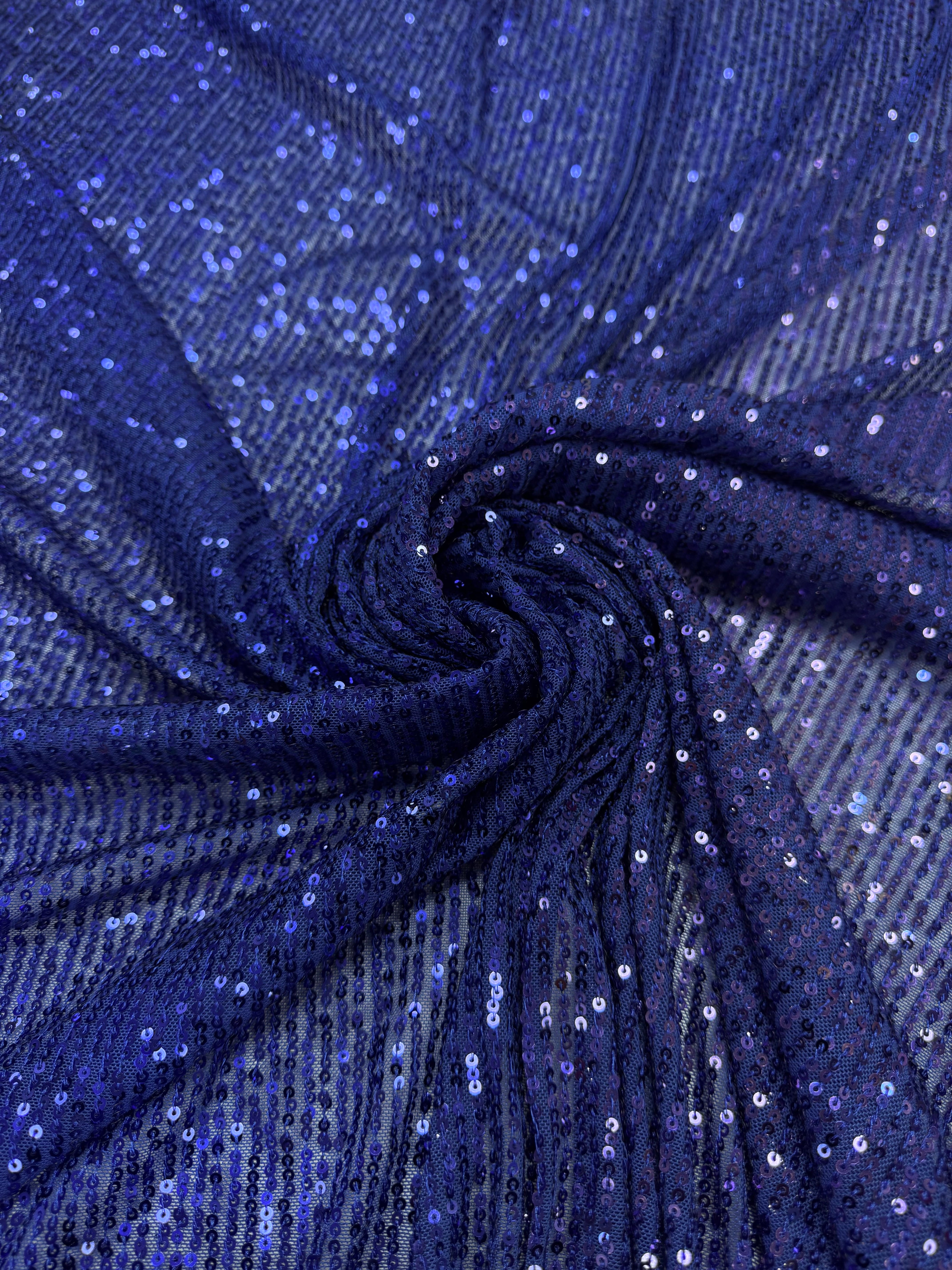 Paiete pe tull elastic, Albastru