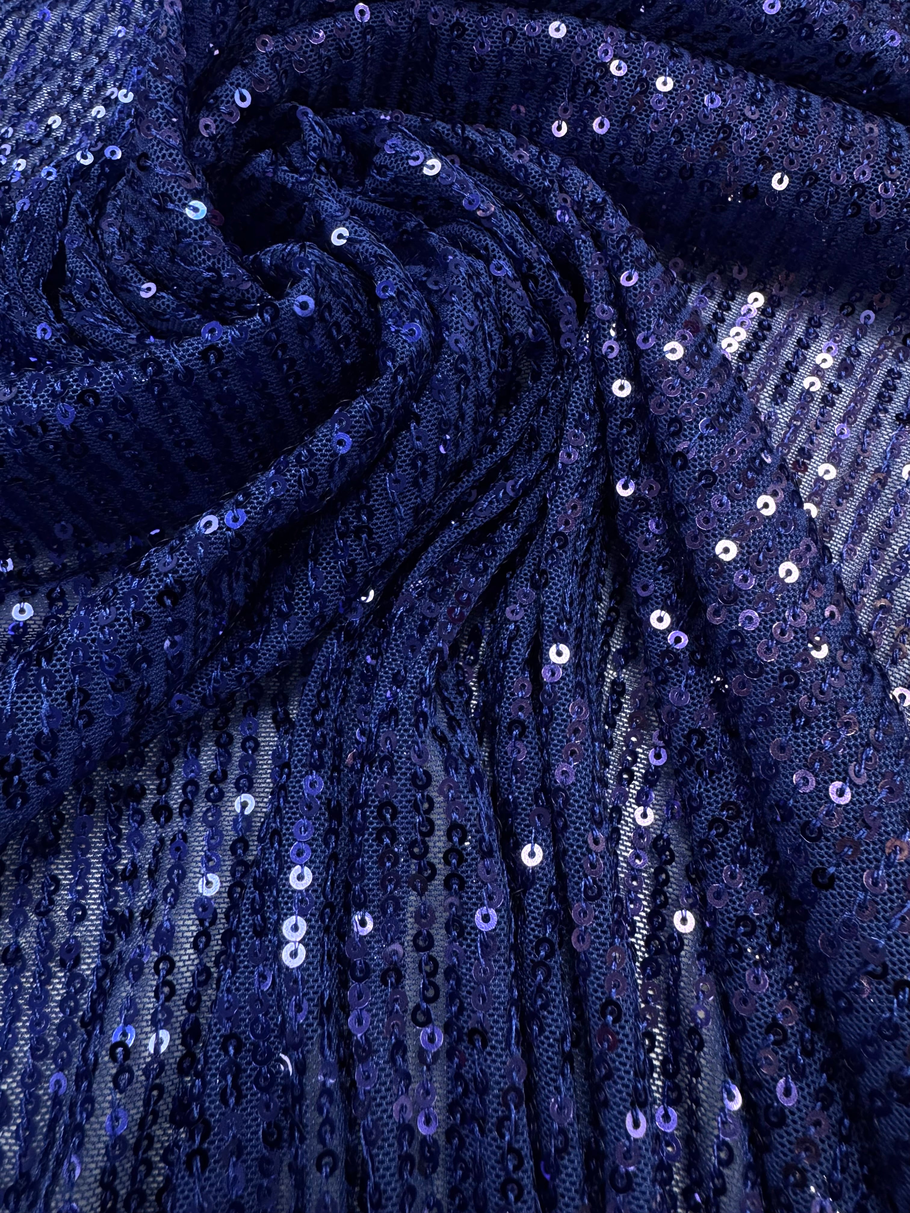 Paiete pe tull elastic, Albastru