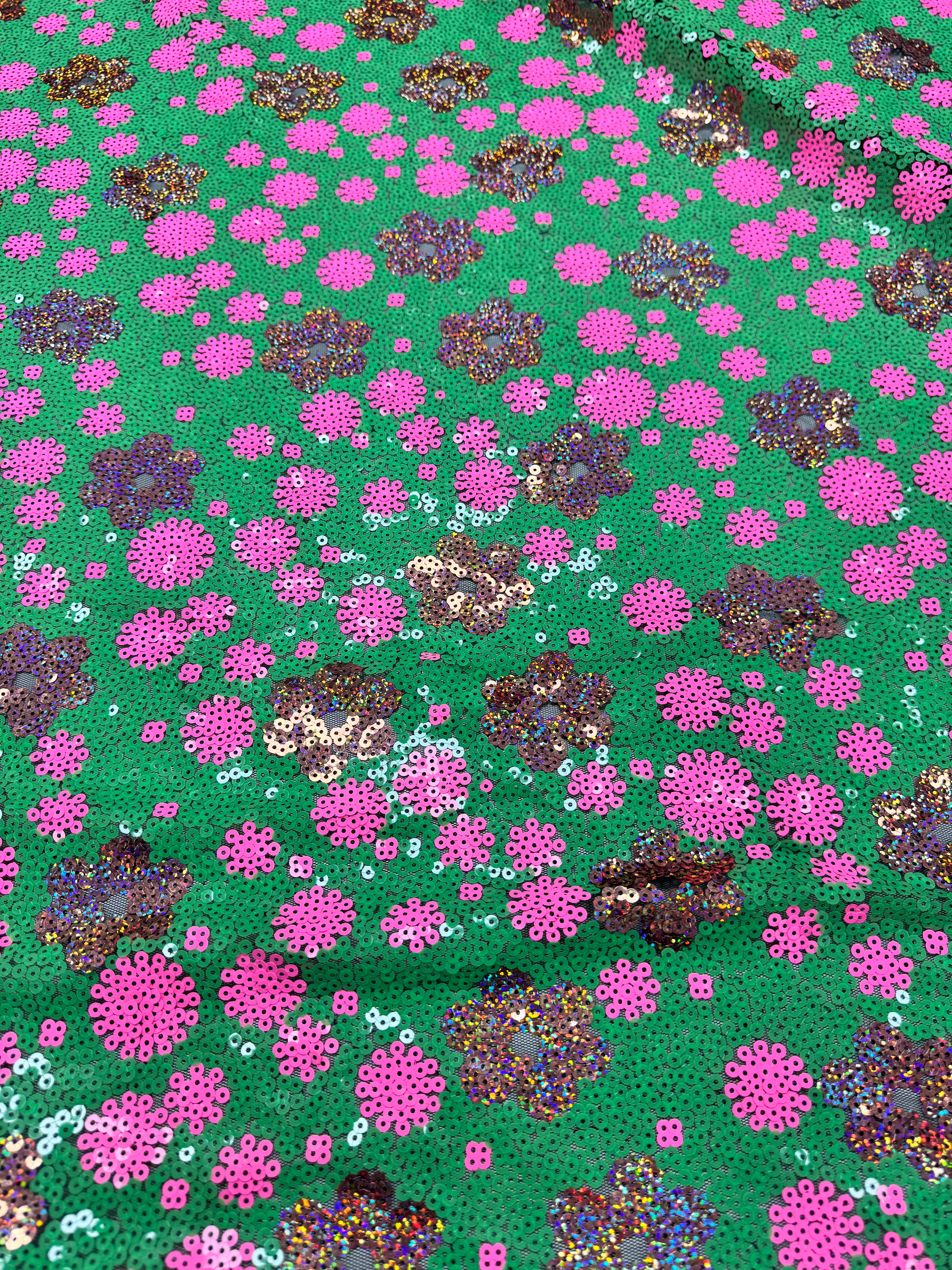 Paiete pe tull elastic cu model floral