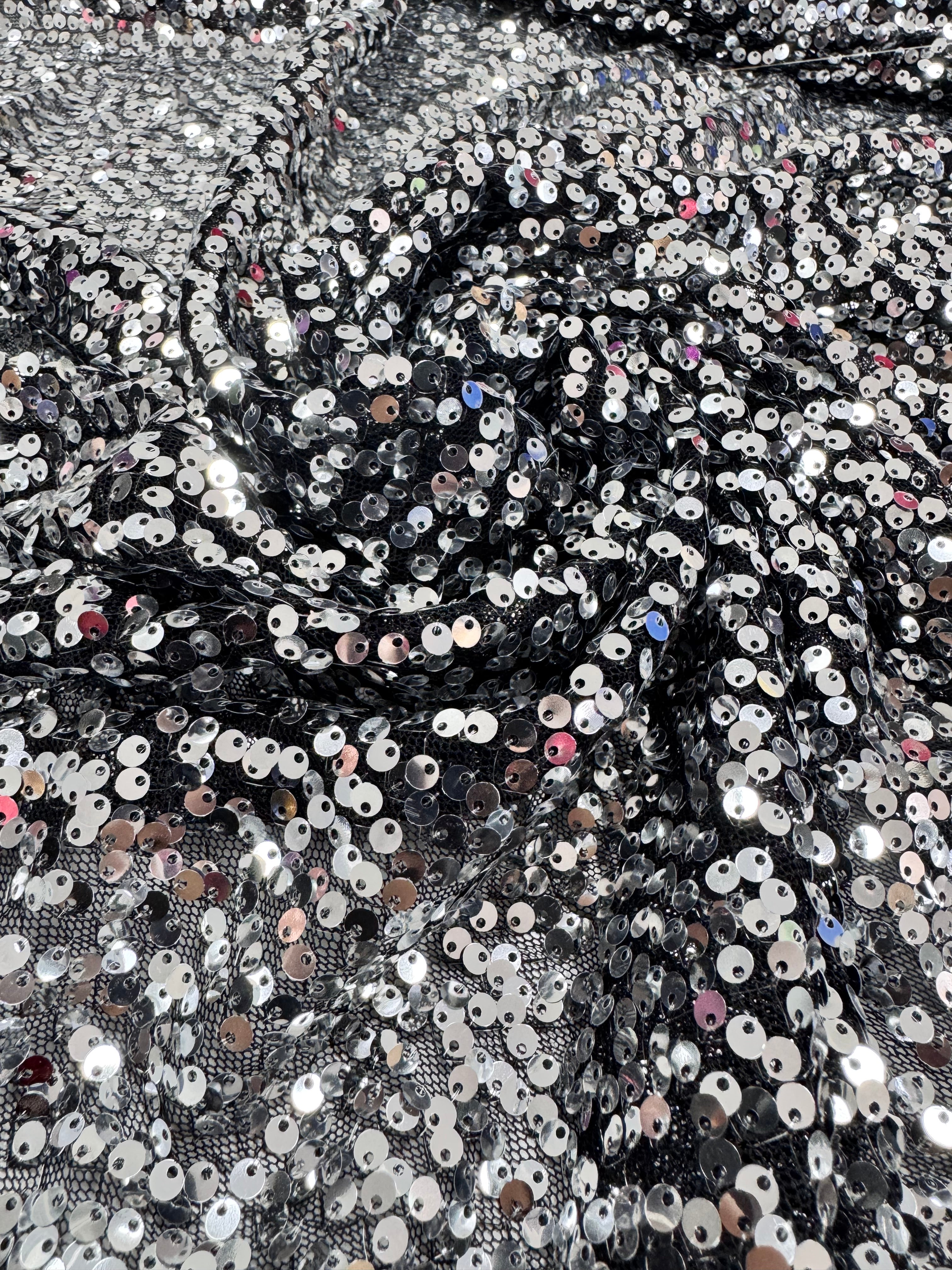 Paiete pe tull elastic, Argintiu