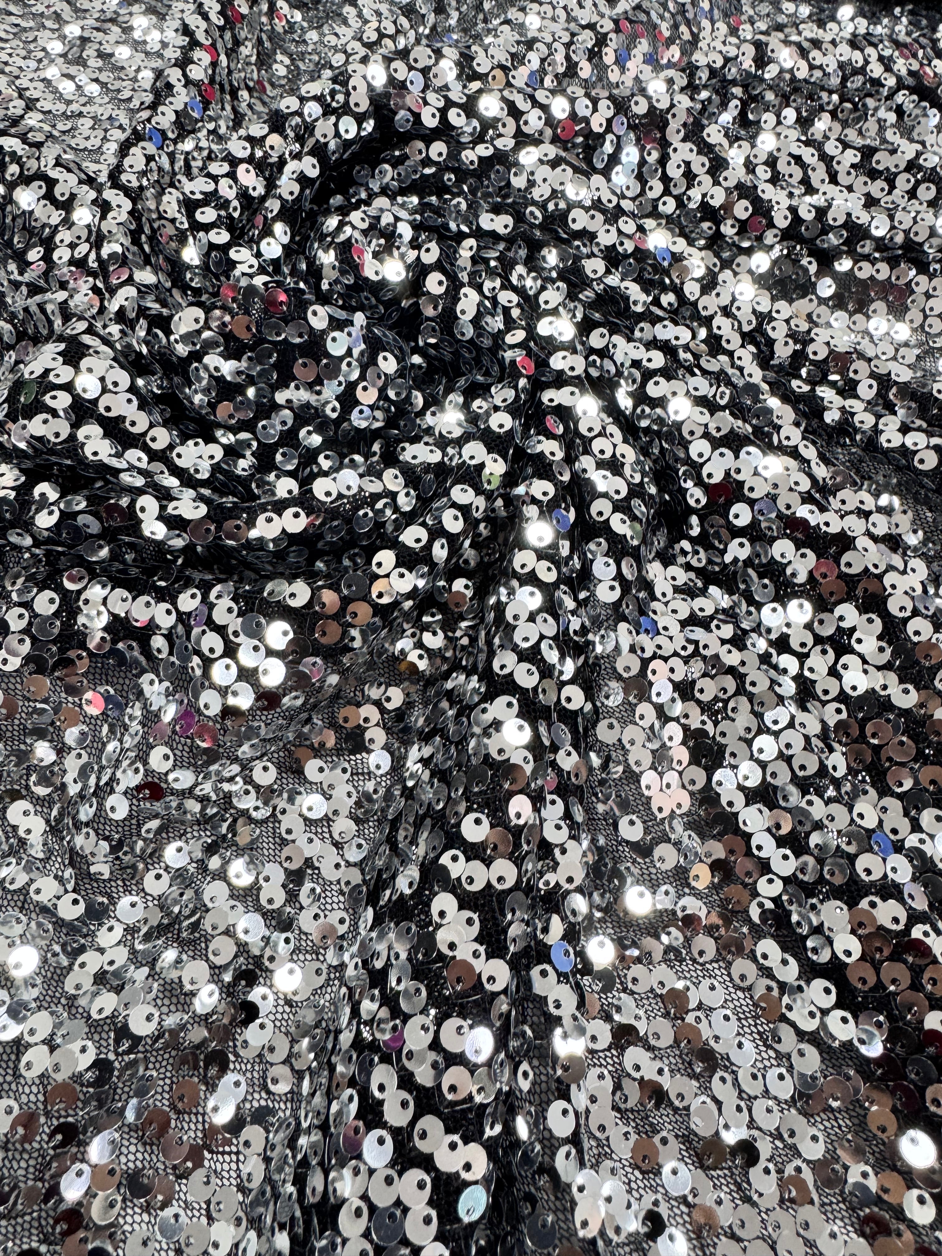 Paiete pe tull elastic, Argintiu