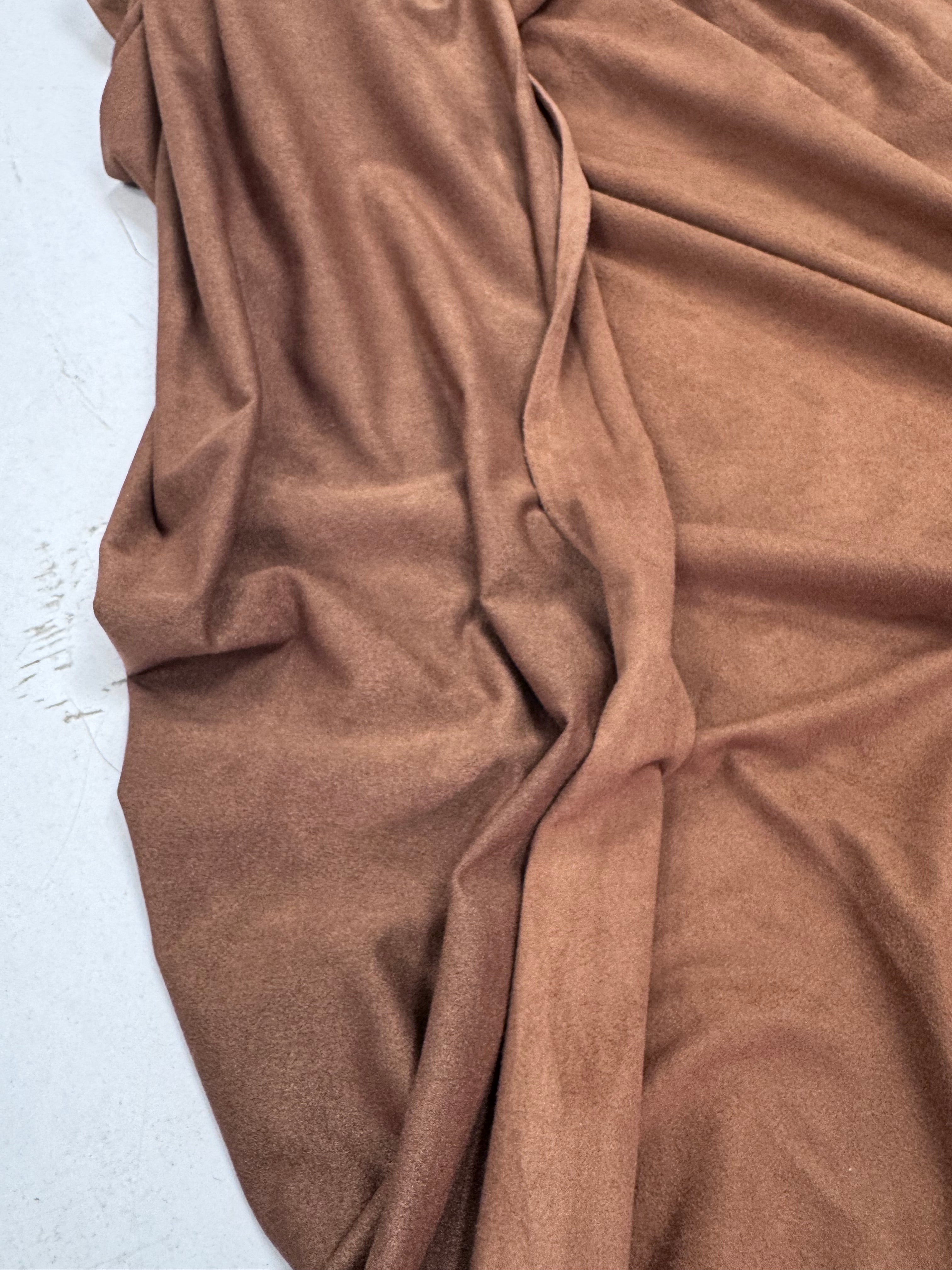 Imitatie piele intoarsa elastica, Bej Camel