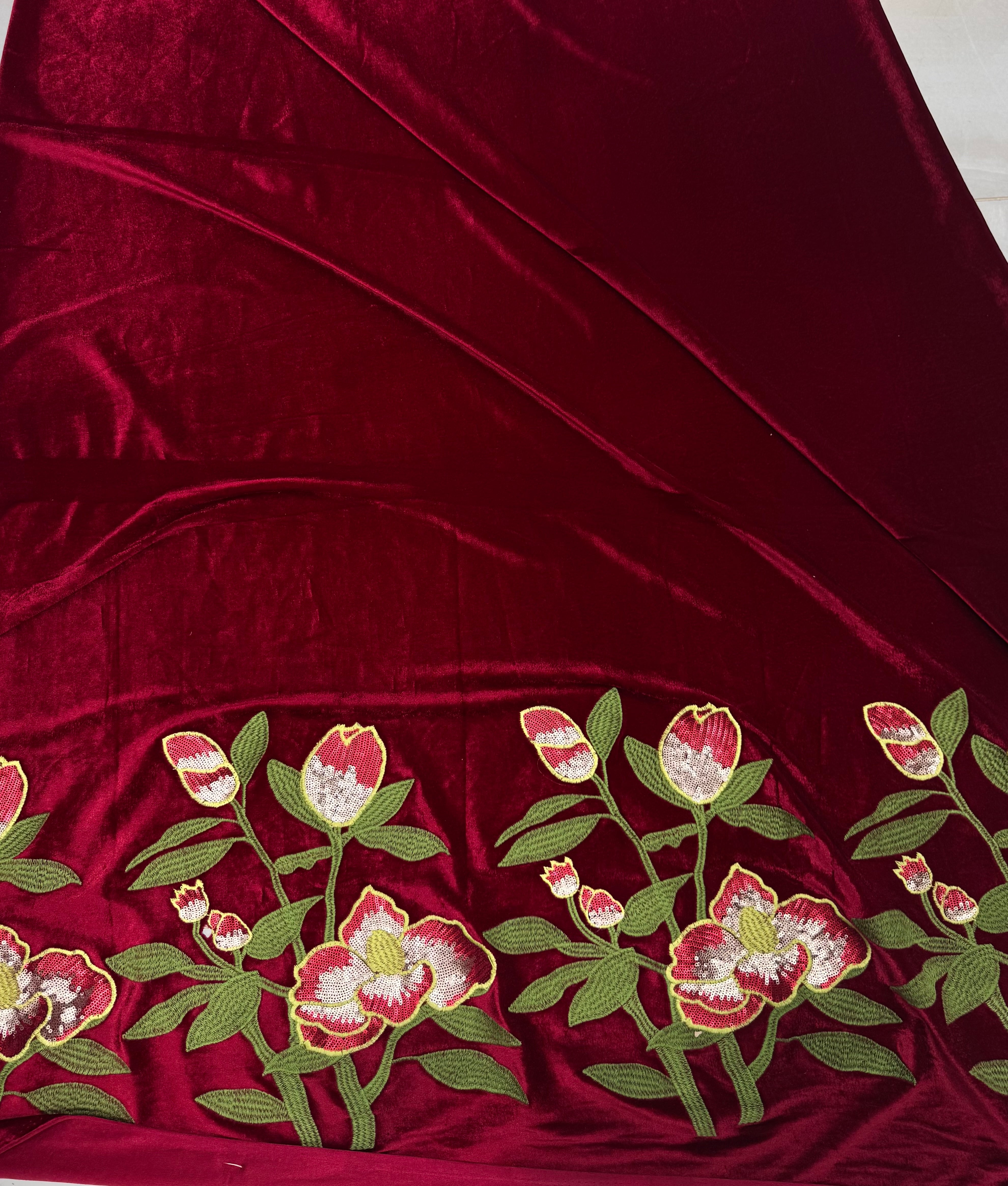 Catifea elastica cu broderie, Grena