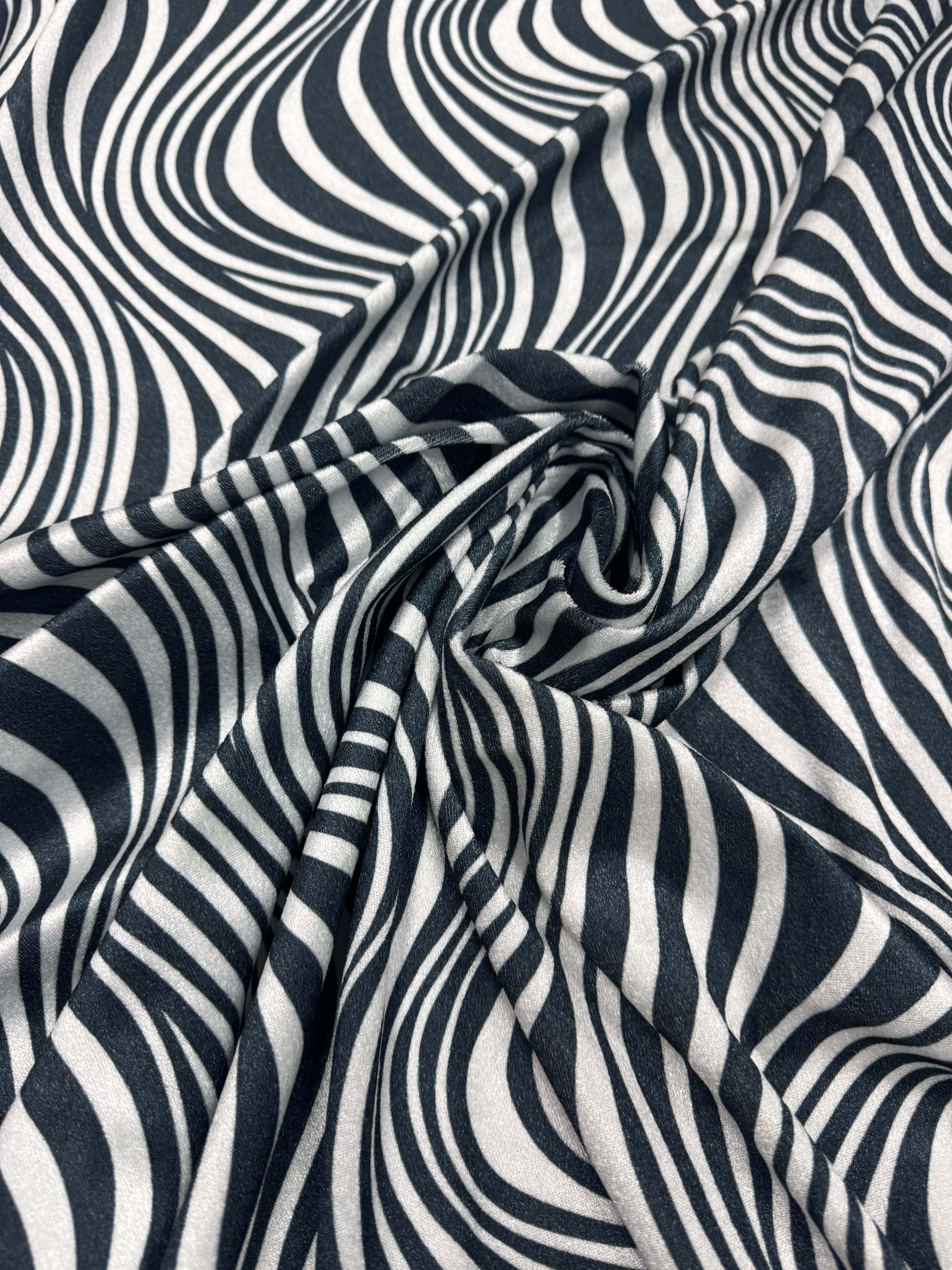 Catifea elastica cu model