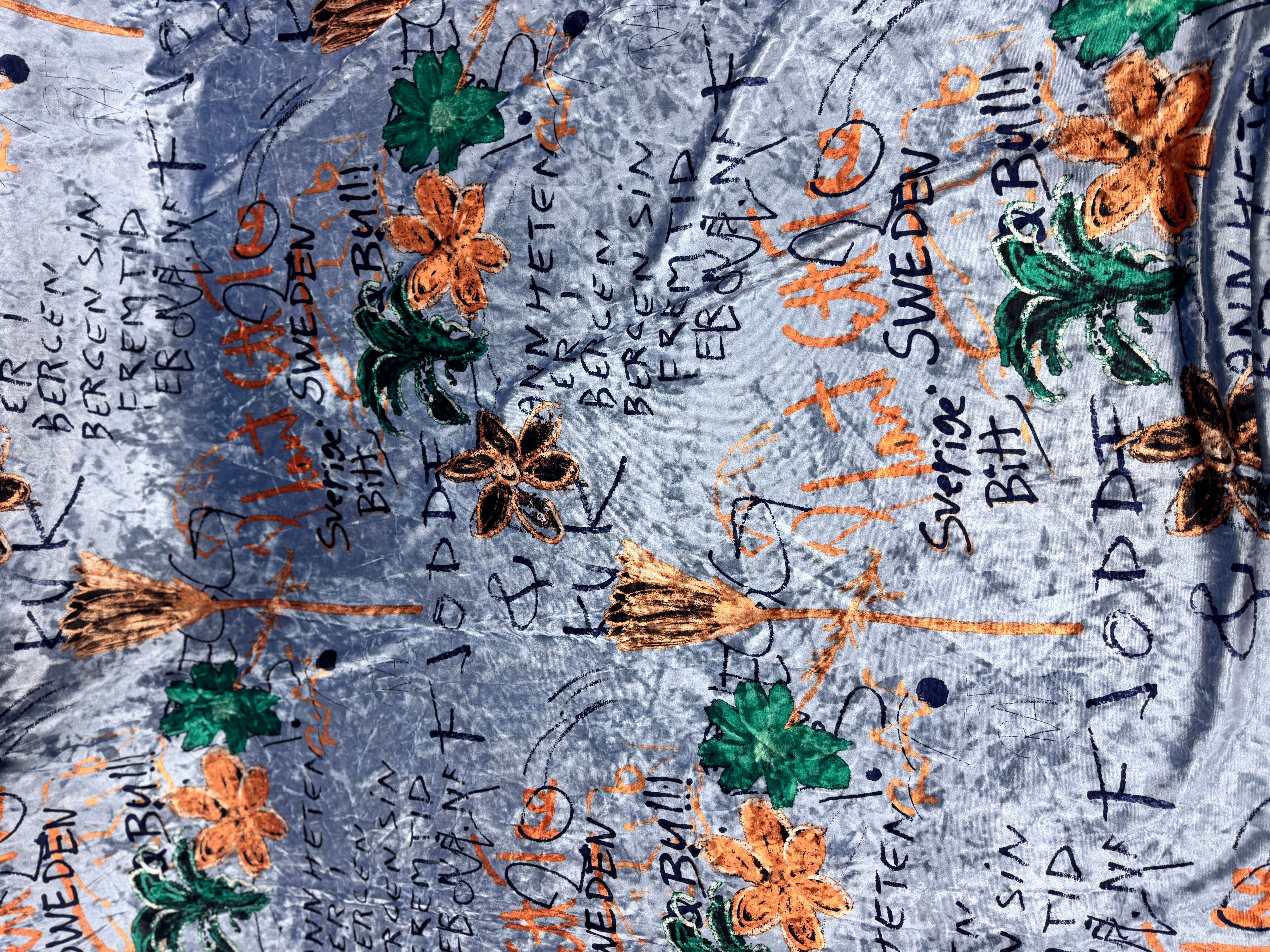 Catifea elastica cu model