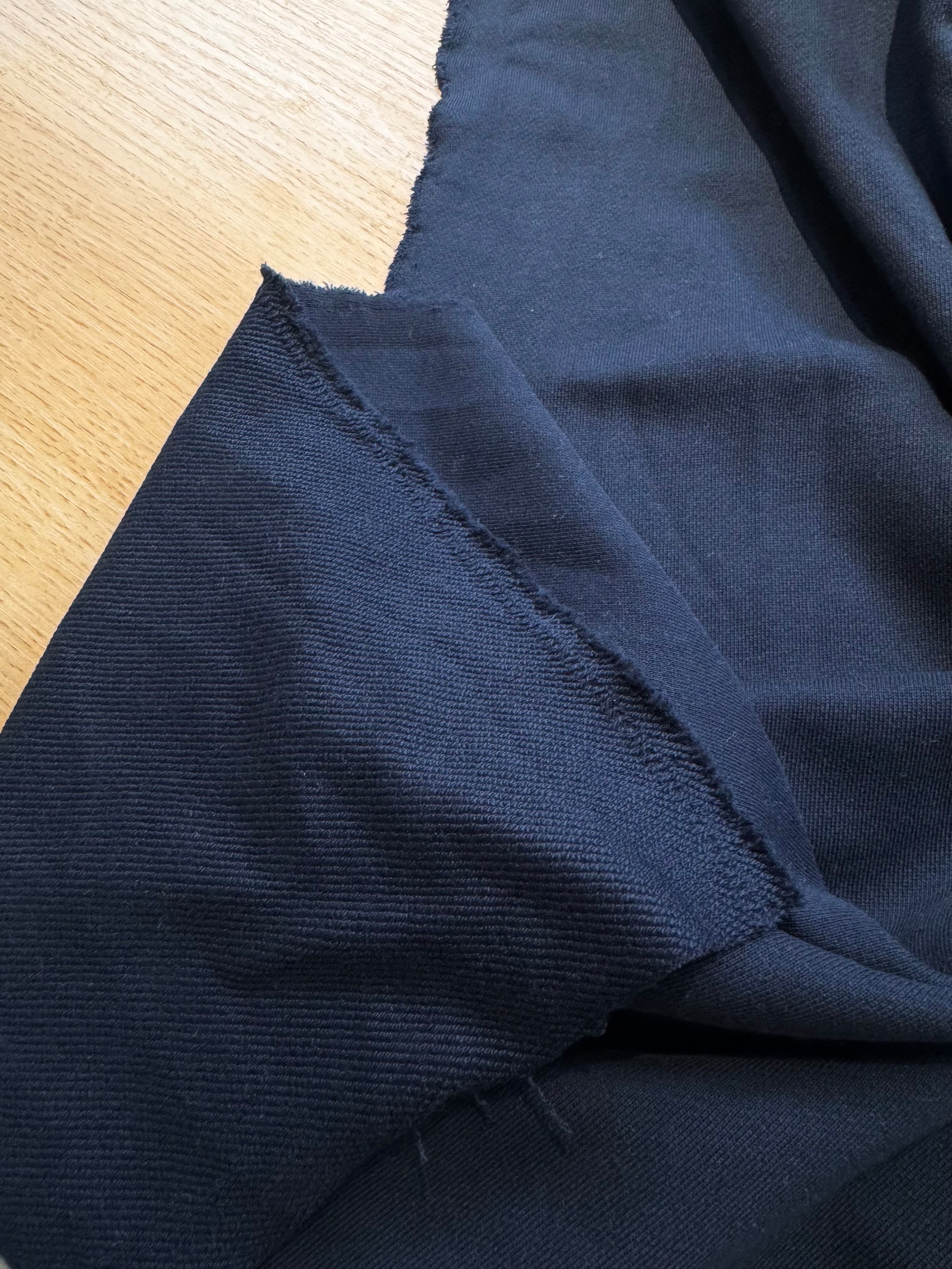 Tesatura trening (French Terry 3 Fire) Bleumarin