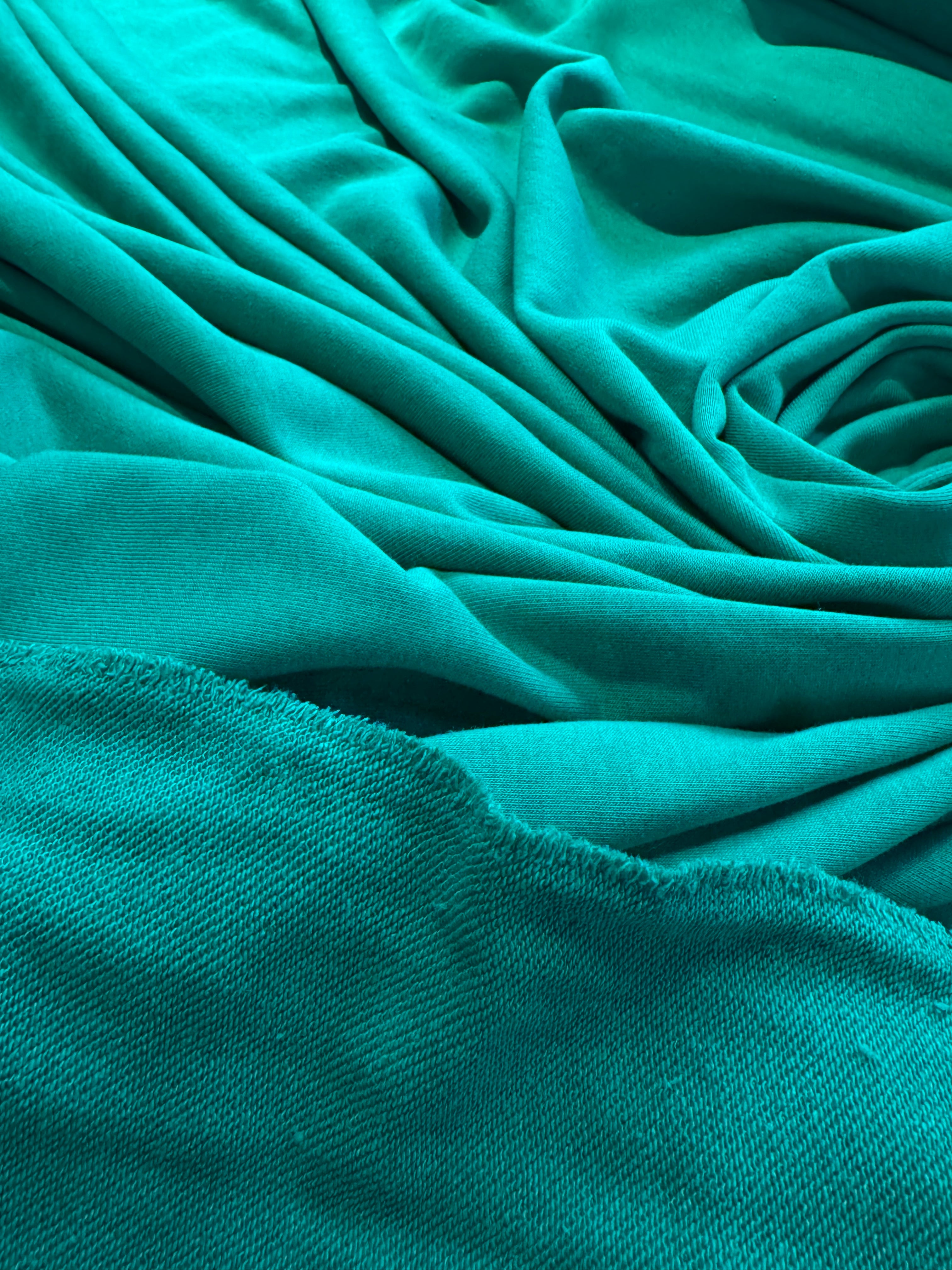 Tesatura trening (French Terry 3 Fire) Turcoaz