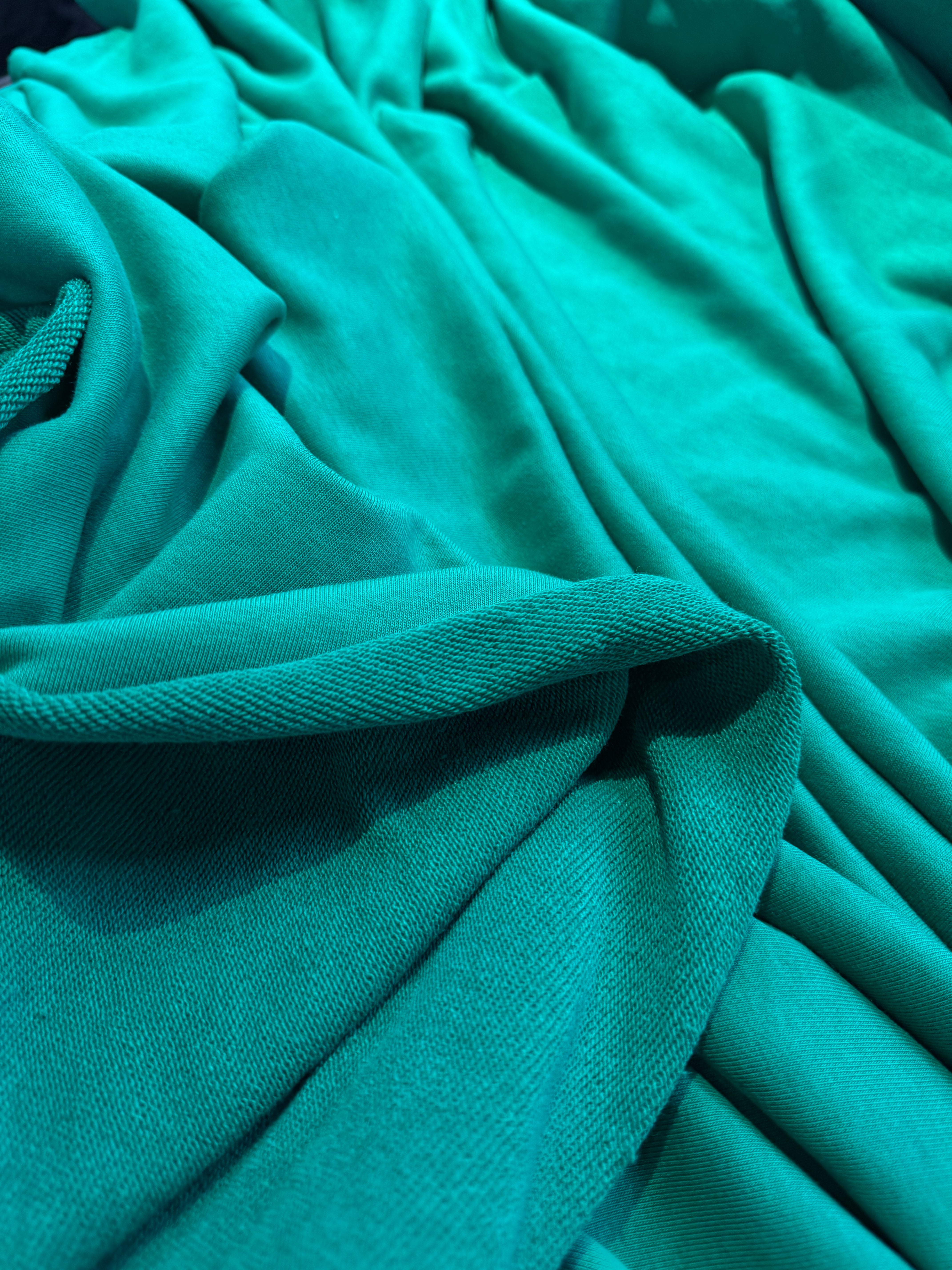 Tesatura trening (French Terry 3 Fire) Turcoaz