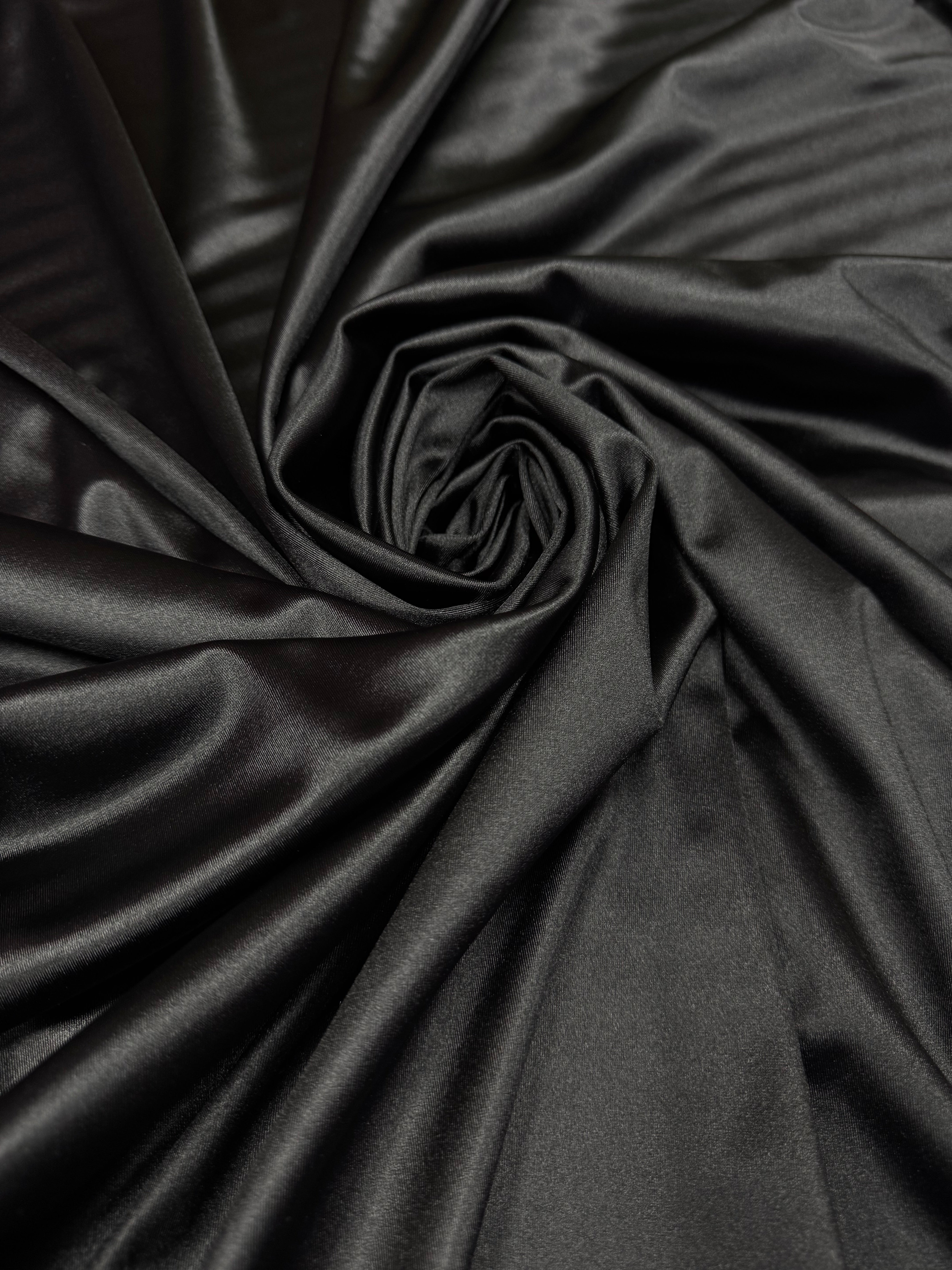 Licra groasa lucioasa - Negru