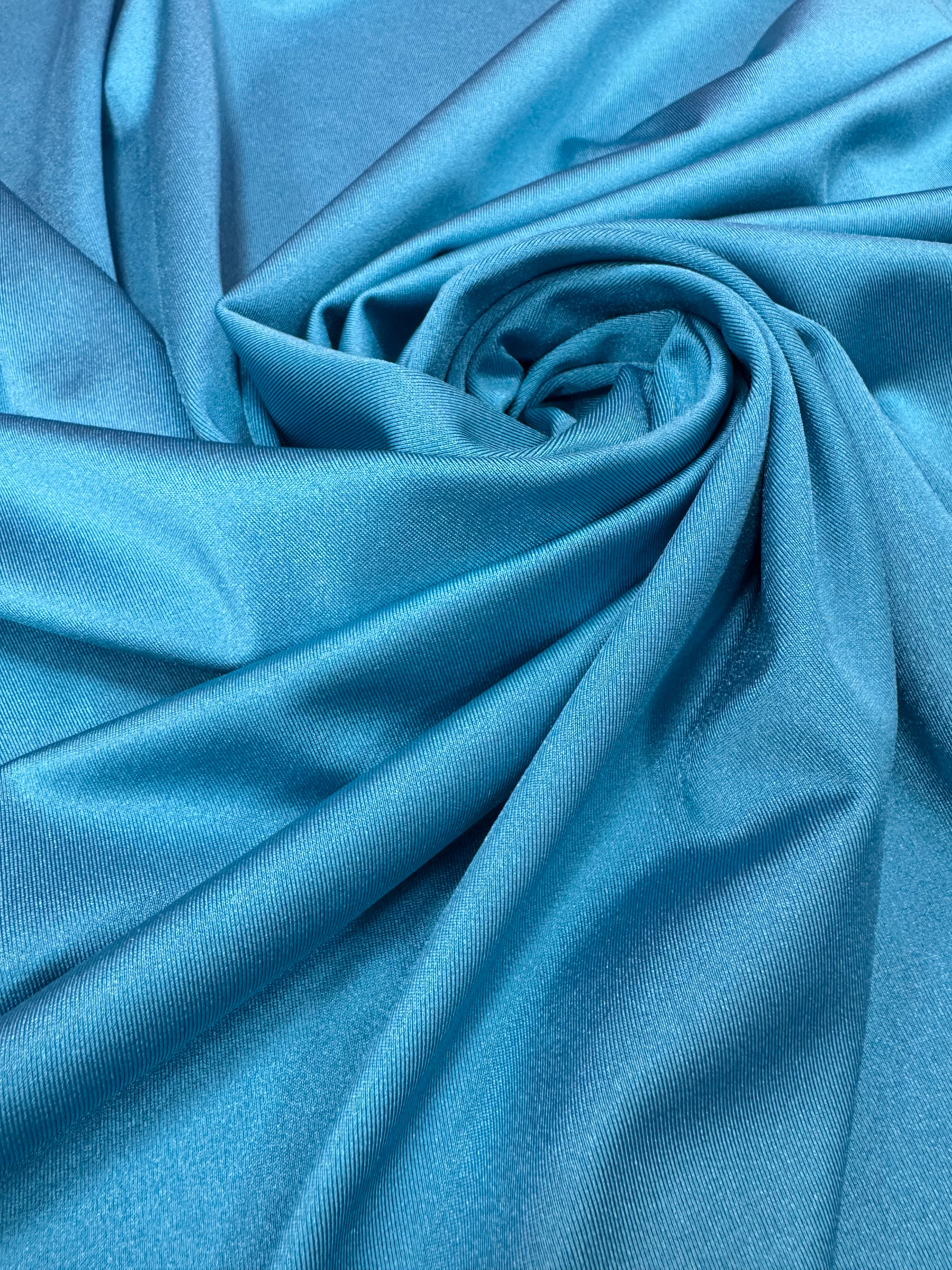 Licra groasa lucioasa - Turcoaz