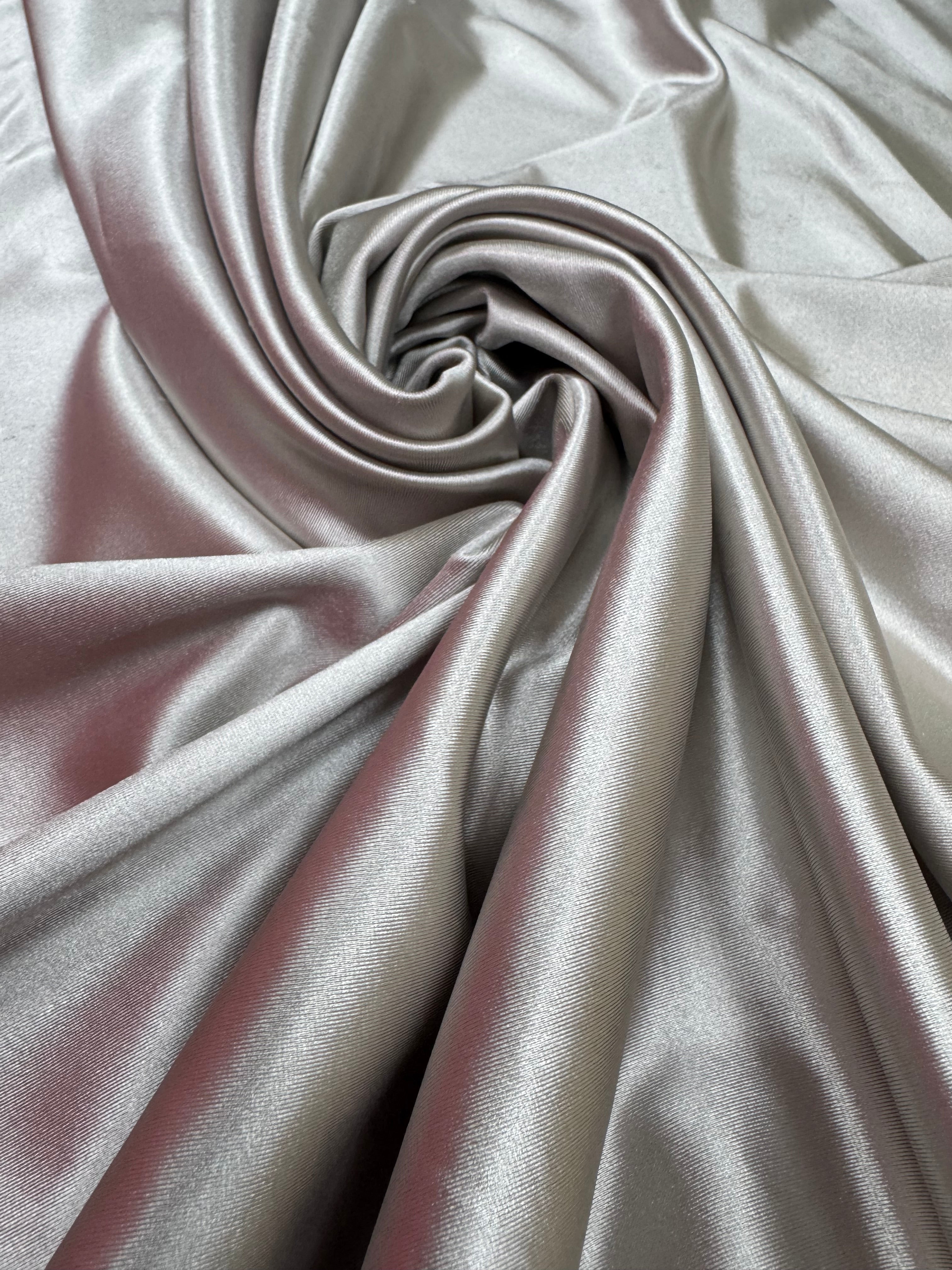 Licra groasa lucioasa - Gri perla